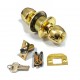 KNOB LOCK SET / GOLD